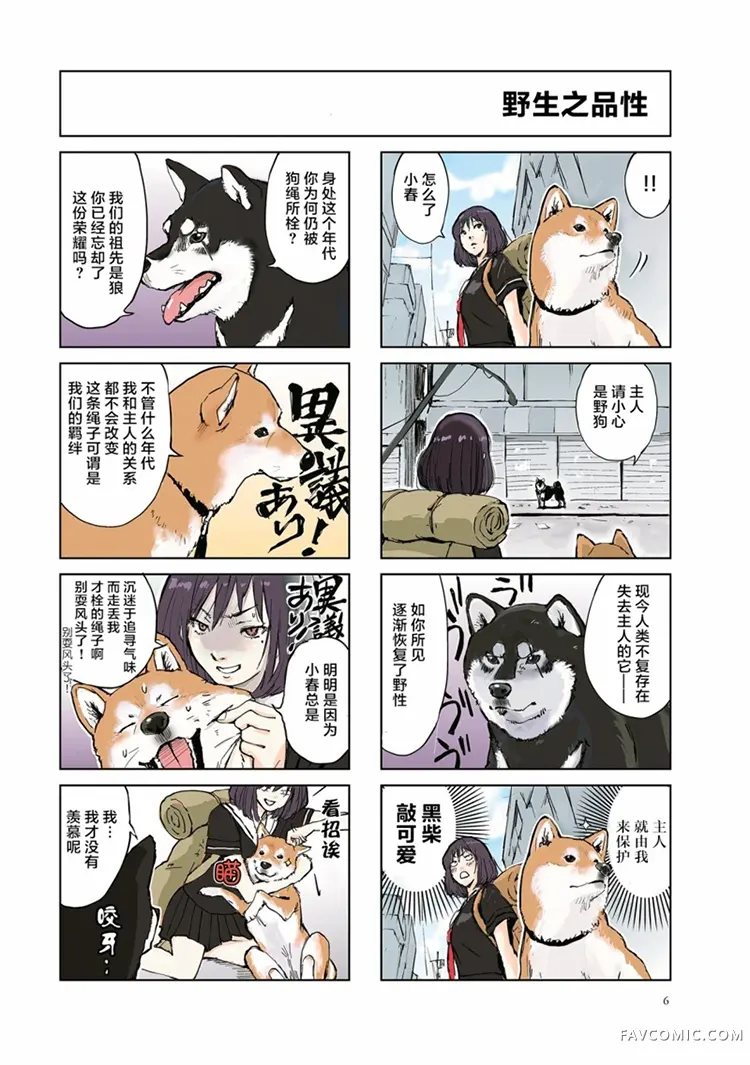 世界末日柴犬为伴试读5P