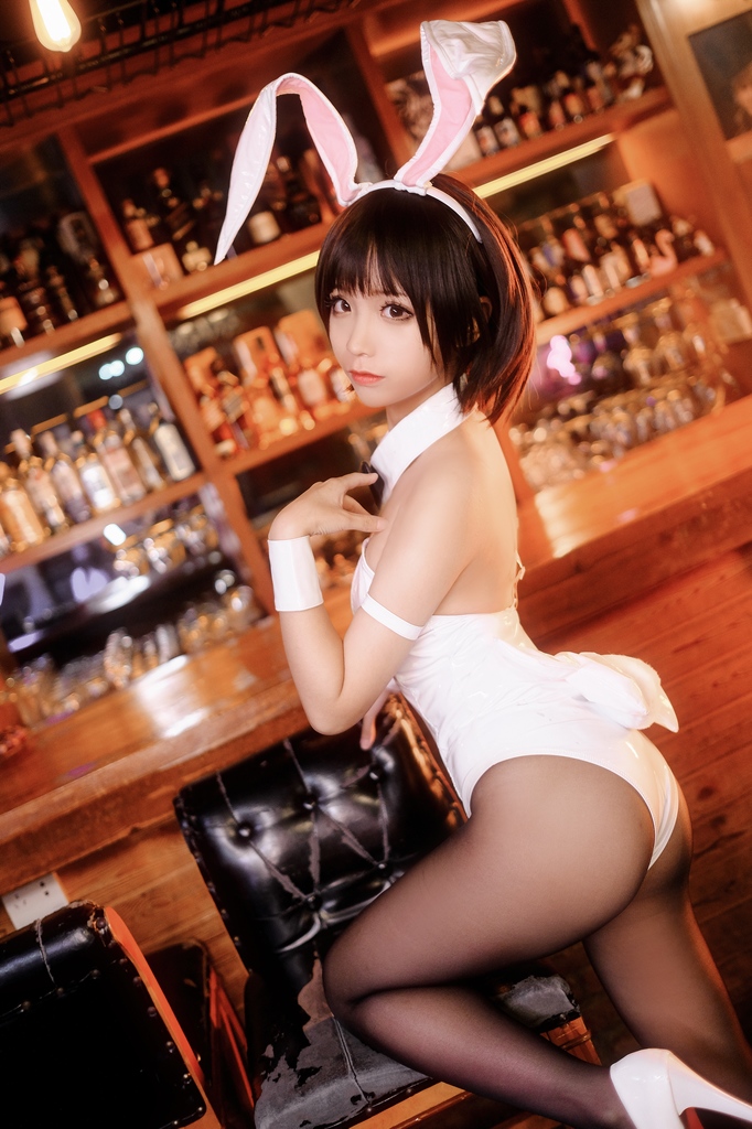 Chunmomo 蠢沫沫 – Megumi Kato Bunny Suit全集P3