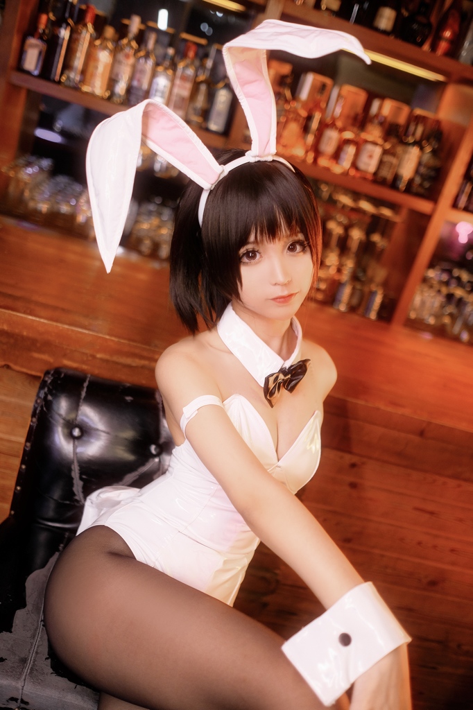 Chunmomo 蠢沫沫 – Megumi Kato Bunny Suit试读5P